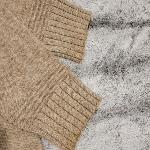 Anthropologie Margarita Tunic Sweater, button shoulder mock neck, sz Sm - Picture 5 of 14